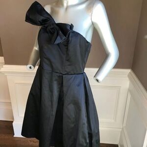 Kate Young For Target Black Strapless Sz 10 Bow